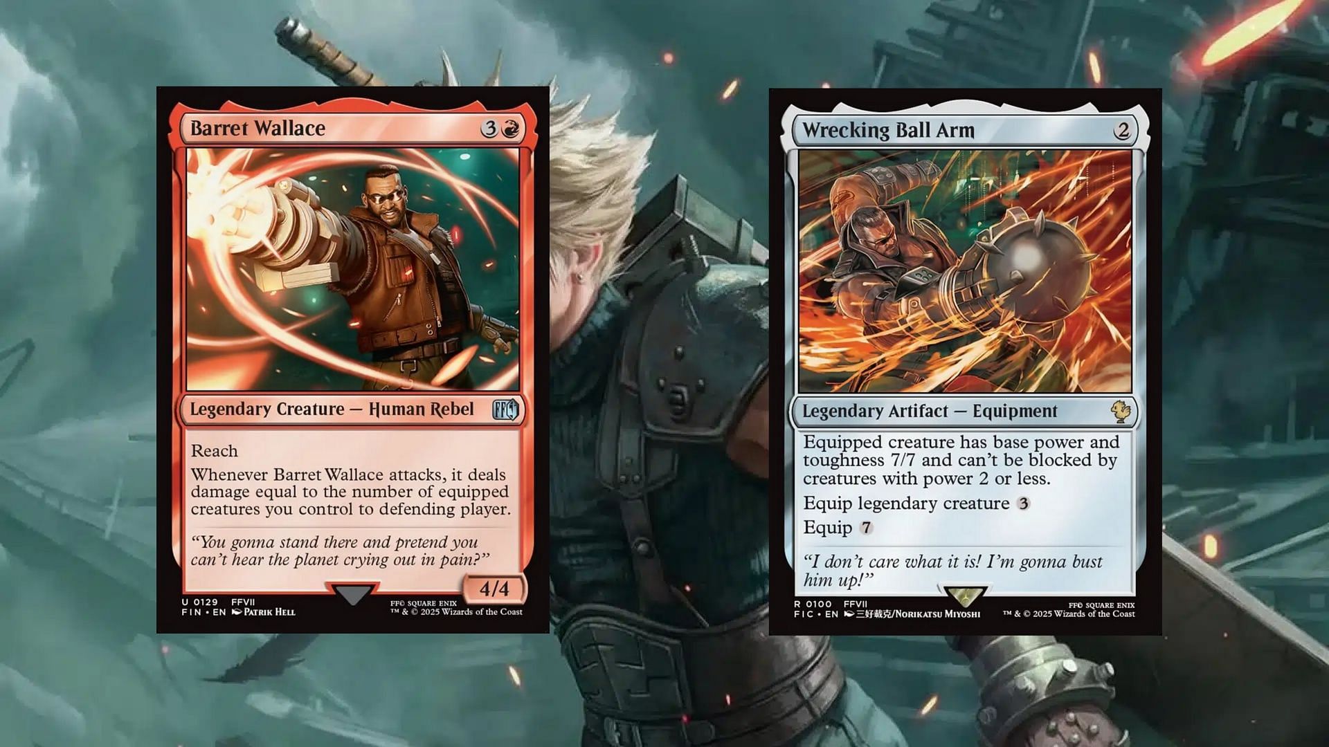 Barret sure does a lot for this deck - like any good leader would (Image via Wizards of the Coast)